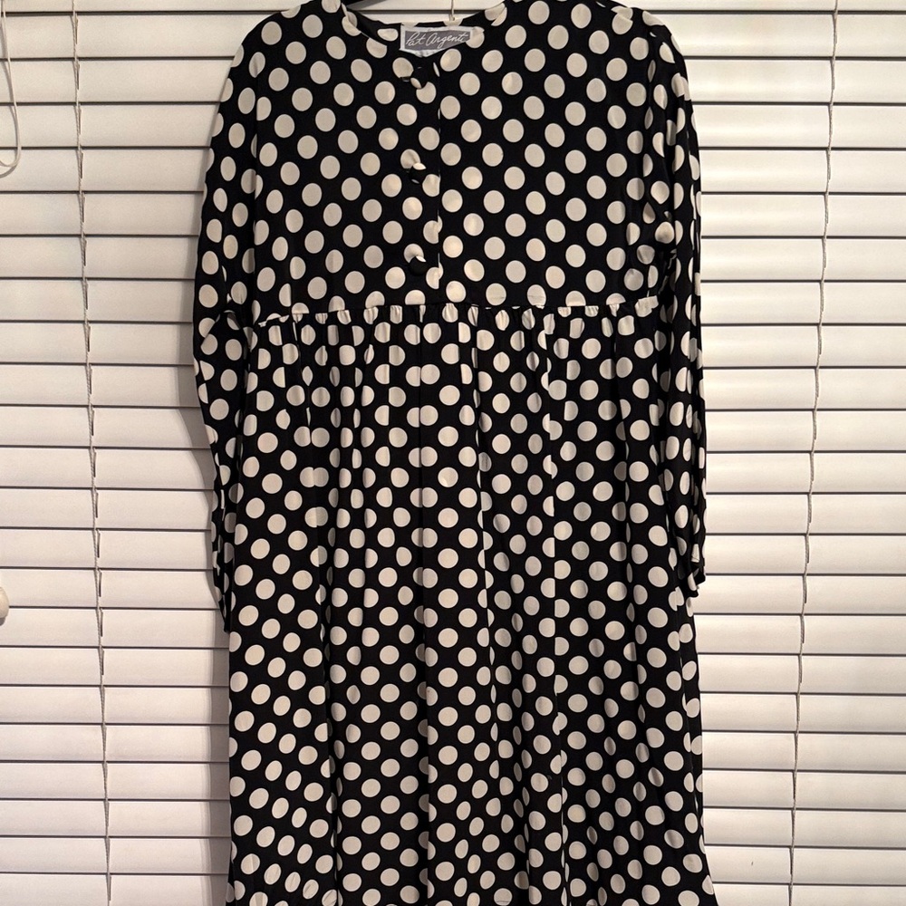 Pat Argenti Vintage Ladies Silk Dress Size 6